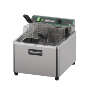 Fritadeira Elétrica De Mesa 5500W 15L Óleo Zona Fria Metalcubas 220v