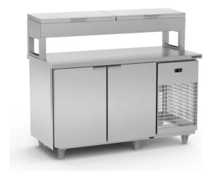 Balcão Refrigerado Condimentador 1,5M Refrimate 220v