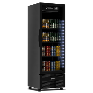 Cervejeira Porta Vidro Full Black 570L Imbera 220v