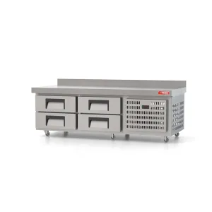 Balcão Refrigerado Com Gavetas 1,50M Red Chameleon 220V